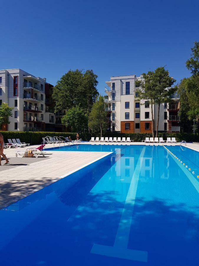 Apartament Pomaranczowy Z Basenem,Sauna-Blisko Morza. Kołobrzeg Exterior foto